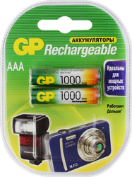 Аккумулятор GP 100AAAHC-2DECRC2 20/200 AAA, 1000мАч, 2шт, фотография