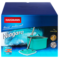 Набор для уборки HAUSMANN Niagara, швабра и ведро, с системой отжима, Арт. HM-S-01, фотография
