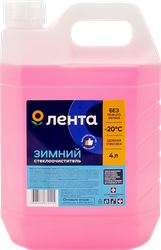 Жидкость стеклоомывающая ЛЕНТА до -20 градусов, 4л, картинка