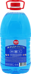 Жидкость стеклоомывающая зимняя 365 ДНЕЙ до -30 градусов, 3л, фотография