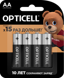 Элемент питания OPTICELL Basic AA, Арт. 5051001, 4шт, детальное фото