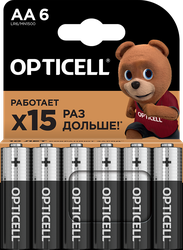 Батарейка OPTICELL AA, Арт. 5051006, 6шт, вид