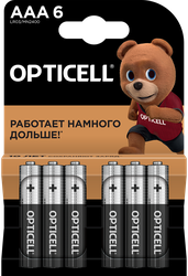 Батарейка OPTICELL AAA, Арт. 5051007, 6шт, изображение