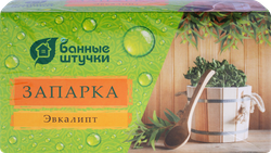 Запарка для бани и сауны БАННЫЕ ШТУЧКИ Листья эвкалипта, в фильтр-пакетах, Арт. 30017, 20х1,5г, изображение