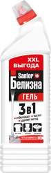 Средство чистящее SANFOR Белизна гель, с комплексным действием, 1,5л, фотография