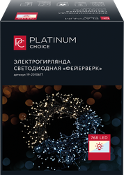 Электрогирлянда PLATINUM CHOICE Фейерверк 768LED, 10м, теплый белый, эффект мерцания, Арт. 19-2010677, вид