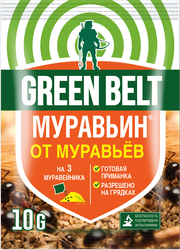 Средство от насекомых-вредителей GREEN BELT Муравьин, Арт. 01-687, 10г, детальное фото