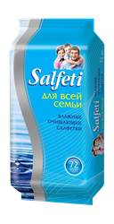 Салфетки влажные SALFETI N72 Для всей семьи, 72шт, изображение