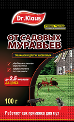 Средство для защиты от муравьев и других насекомых DR.KLAUS гранулы, 100г, фотография