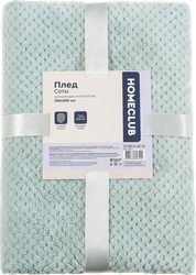 Плед HOMECLUB Соты 150х200см, зеленый, Арт. PHCCO150*200, картинка