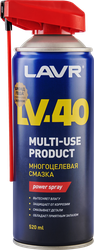 Смазка многоцелевая LAVR LV-40, Арт. Ln1453, 520мл, фото