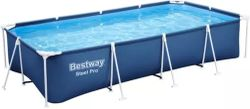 Бассейн каркасный BESTWAY Steel Pro 400х211х81см, прямоугольный, Арт. 56405, вид