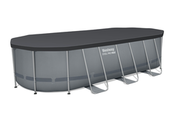 Бассейн каркасный BESTWAY Power Steel 549х274х122см, овальный, Арт. 56710, фото