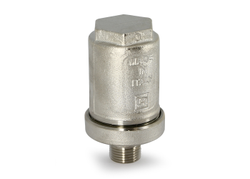 Компенсатор гидроударов UNI-FITT Н 1/2" никелир., вид