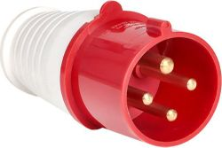 Вилка сетевая EKF PROxima 024 3P+PE 380 В 32 A белая, картинка