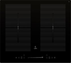 Индукционная варочная панель LEX EVI 640 F BL черная, вид