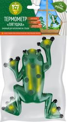 Термометр жидкостный Garden Show Лягушка оконный 17.5x23.5см, крупный план