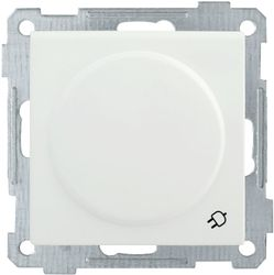 Розетка электрическая IEK BOLERO ERB16-K01-16 белый, детальное фото