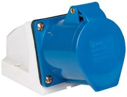 Розетка силовая EKF PROxima PS-113-16-220 синий, изображение