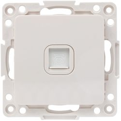 Розетка RJ-11 1 пост EKF Стокгольм/PROxima белый, картинка