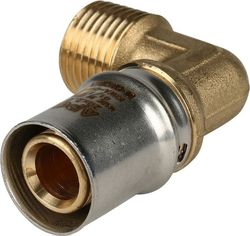 Угольник-переходник латунь STOUT 20xR 1/2", изображение