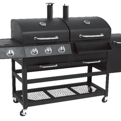 Гриль 3в1: угольный, газовый, коптильня 196x64x130см, Арт. KY5008R, фотография