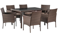 Набор мебели KD Rattan 6 кресел и стол искусственный ротанг, Арт. JS-R005, изображение