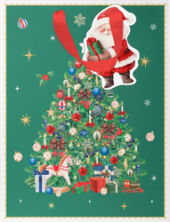 Пакет подарочный CITY HOME TRADE New Years Joy 31х26х11см, детальное фото