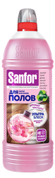 Средство для мытья полов SANFOR Ультра блеск, Цветочный фреш, 1000мл, фото