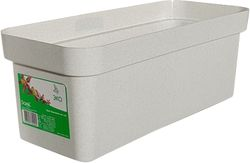Ящик Darel plastic Эко 15х60х17см полипропилен, светлый гранит, вид