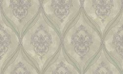 Обои Euro Decor Matilda Винил/флиз 7294-04 зеленый 1,06Х10,05м, крупный план