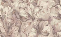 Обои Euro Decor Moonbloom Винил/флиз 7300-12 коричневый 1,06Х10,05м, крупный план