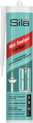 Герметик SILA PRO MAX SEALANT SANITARY силиконовый санитарный белый 280 мл, вид