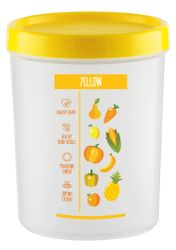 Емкость для сыпучих и СВЧ Vitaline 1,2 л(желтый), картинка