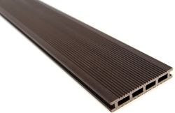 Террасная доска из древесно-полимерного композита MultiDeck Шоколад 22х140х3000 мм, детальное фото