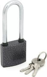 Замок навесной Palladium 303F-40L серый, вид