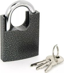 Замок навесной Palladium 507F-60 серый, детальное фото