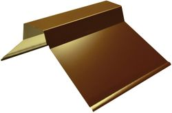 Конек с планкой Таврос коричневый 2000х150 мм, детальное фото
