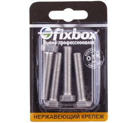 Болт нержавеющий FixBox DIN 933 М 8x40 4 шт, вид