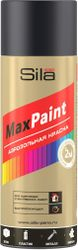 Эмаль аэрозольная SILA Home Paint черная (RAL 9005) матовая универсальная 520 мл, фото