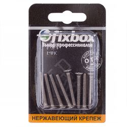 Винт нержавеющий потайной FixBox DIN 965 М4x30 8 шт, картинка