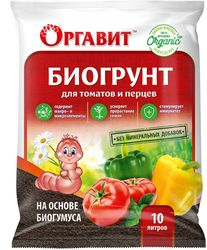 Биогрунт на основе Биогумуса для томатов и перцев 10 л, картинка