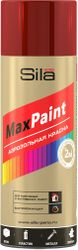 Эмаль аэрозольная SILA Home Paint вино-красная (RAL 3005) полуматовая 520 мл, фотография
