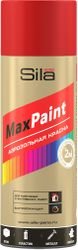 Эмаль аэрозольная SILA Home Paint темно-красная (RAL 3011) глянцевая 520 мл, фотография