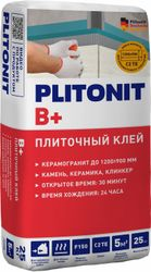 Плиточный клей цементный PLITONIT В+ морозостойкий, водостойкий 25 кг, детальное фото