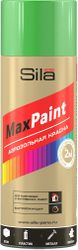Эмаль аэрозольная SILA Home Paint лиственно-зеленая (RAL 6002) полуматовая 520 мл, вид