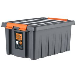 Ящик Roxor Consumer с крышкой особопрочный 8 серия Rox Box Pro, антрацитовый, детальное фото