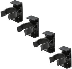 Клипсы-держатели Lemax prof Leg-KLU-4 комплект 4 шт черный, картинка