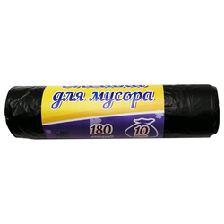 МЕШКИ 10ШТ Д/МУСОРА ПНД 180Л, изображение