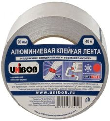 Клейкая лента UNIBOB 50 мм х 40 м белая, картинка